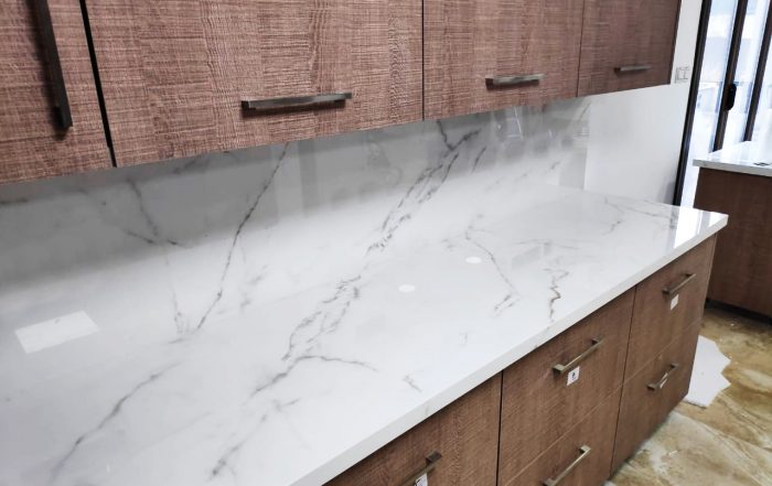 Porcelanato Calacatta Oro kitchen